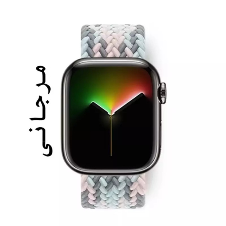 بند اپل واچ با قفل مغناطیسی Solo Magnet – طراحی بافت کنفی