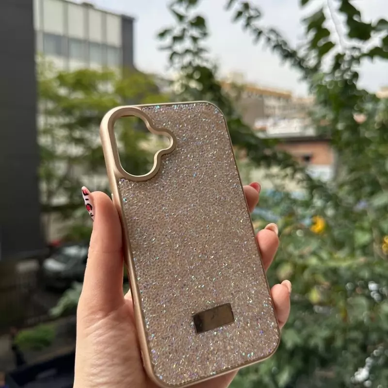 قاب محافظ Swarovski لوکس نگین‌دار درخشان مخصوص Samsung Galaxy S24 Ultra – همراه اکسسوری