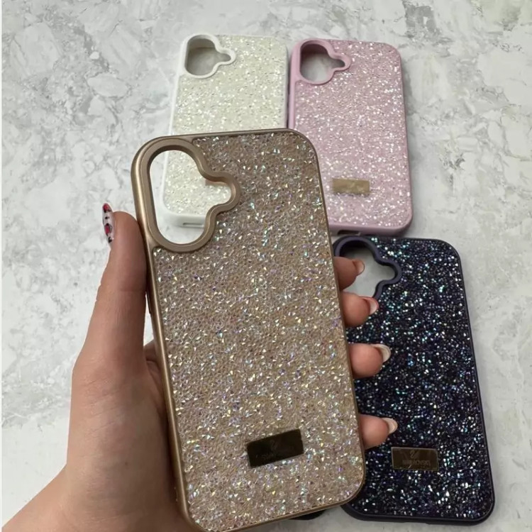 قاب محافظ Swarovski لوکس نگیندار درخشان مخصوص Samsung Galaxy S24 Ultra – همراه اکسسوری