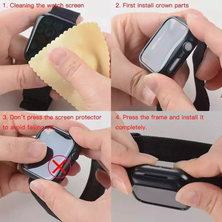 کاور شفاف و ضد ضربه اپل واچ