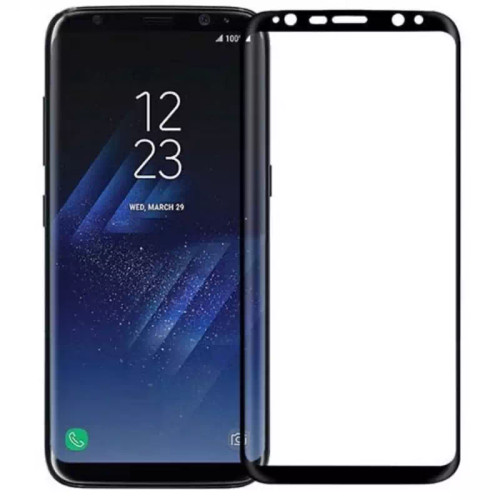 گلس فولچسب شفاف Edge-to-Edge سامسونگ Galaxy S8 – همراه اکسسوری