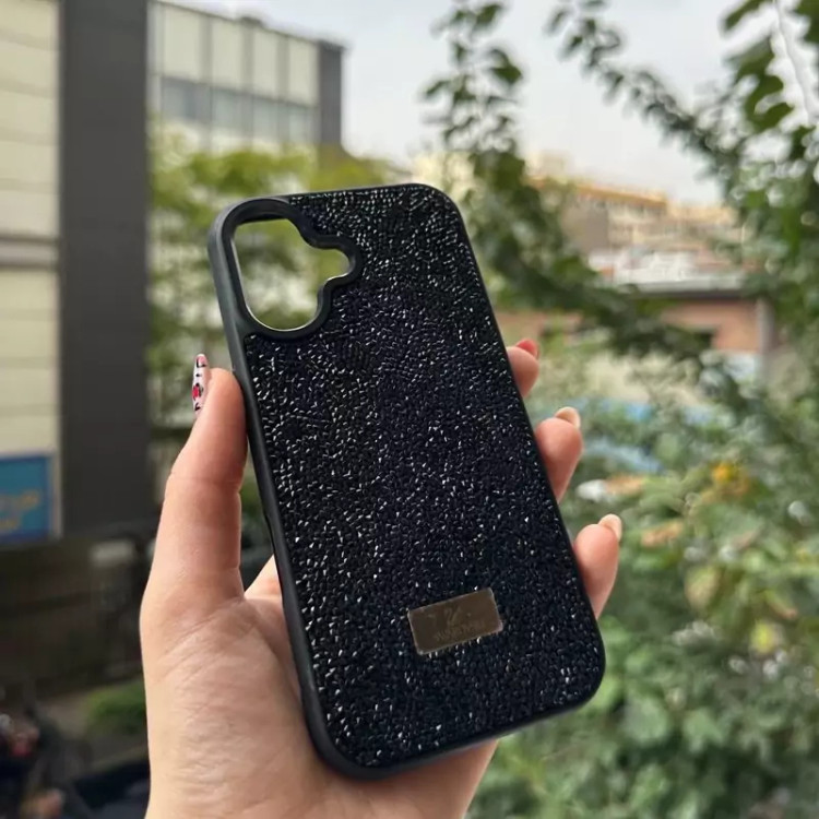 قاب Swarovski خاص و لاکچری برای آیفون 15 Pro Max | همراه اکسسوری