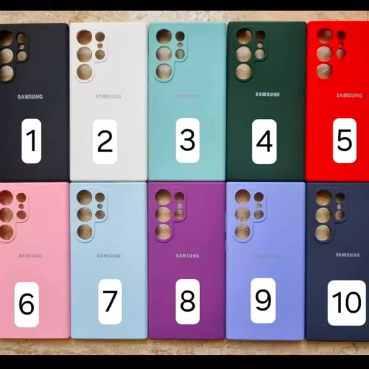 قاب سیلیکونی اورجینال سامسونگ Galaxy S24 Ultra مشکی | همراه اکسسوری