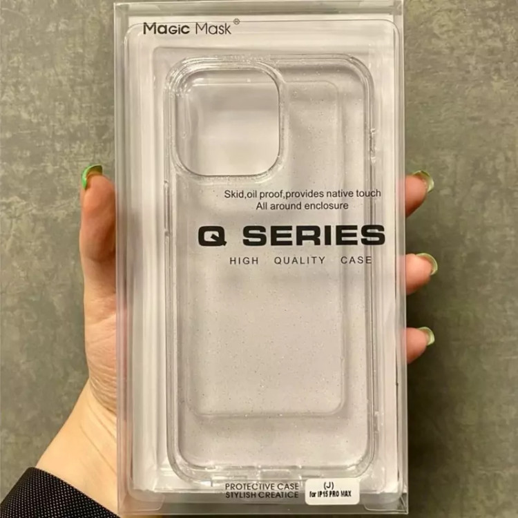 قاب کاور Magic Mask شاین اکلیلی شفاف همراه اکسسوری