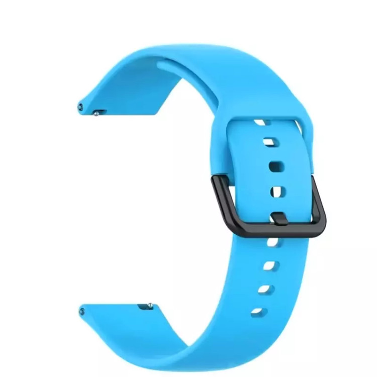 نمای نزدیک سگک بند سیلیکونی ۲۰ میلیمتر