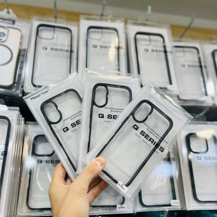 قاب محافظ شفاف حاشیه مشکی آیفون XS Max اپل