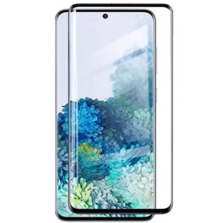گلس فول چسب شفاف سامسونگ S20 Plus همراه اکسسوری