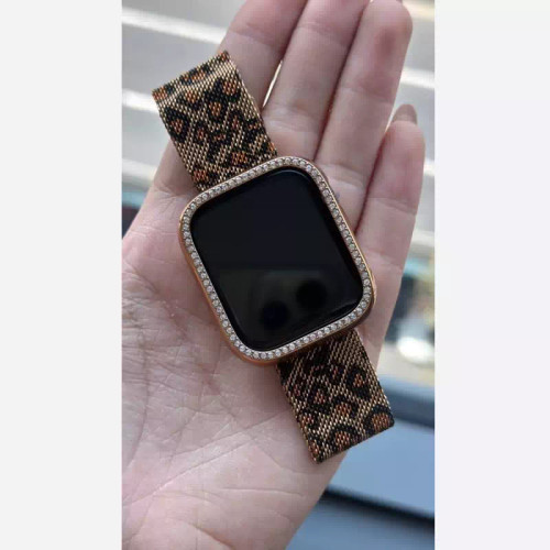 بند میلانس اپل واچ طرح پلنگی ۴۲/۴۴/۴۵/۴۹ همراه اکسسوری