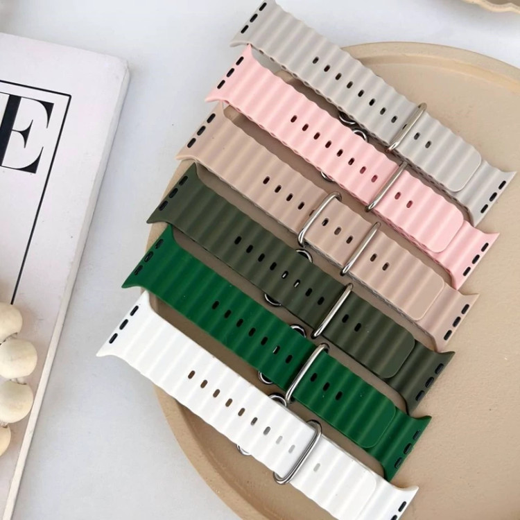 Ocean Silicone Band for Apple Watch 42 44 45 49