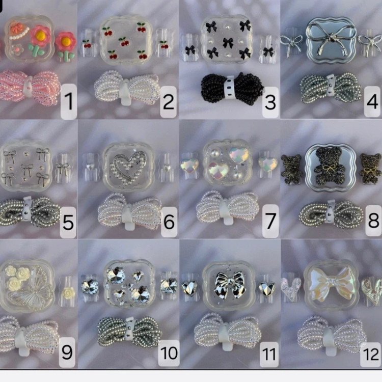 محافظ شارژر فانتزی طرح دار دخترانه آداپتور 20 وات همراه اکسسوری