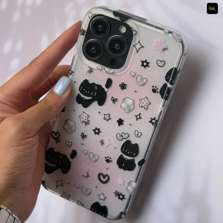 قاب گوشی طرح گربه سیاه ایفون