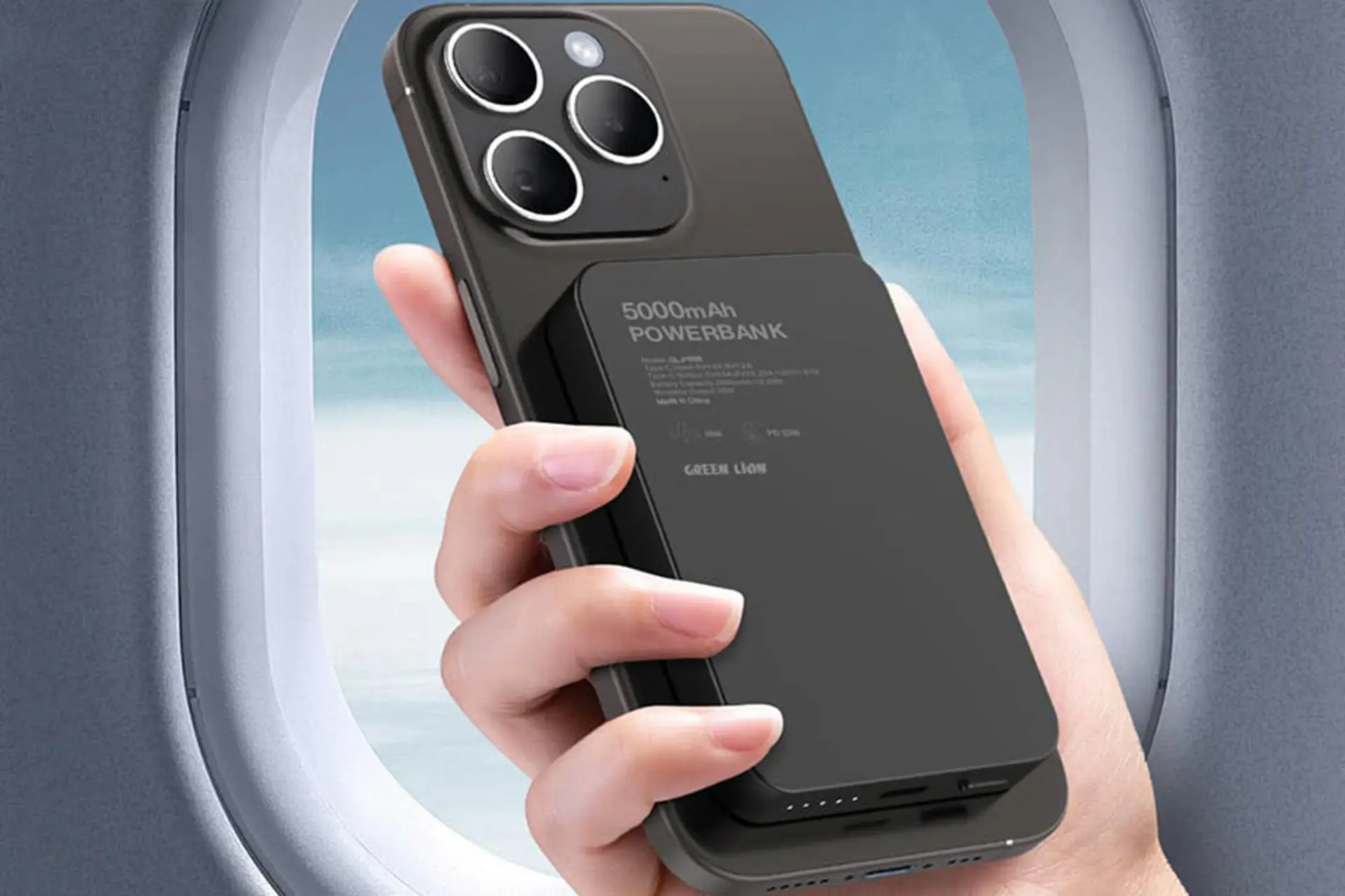 شارژر همراه گرین GL-MAG 5 کوچک و مغناطیسی مناسب آیفون – Hamrah Accessory