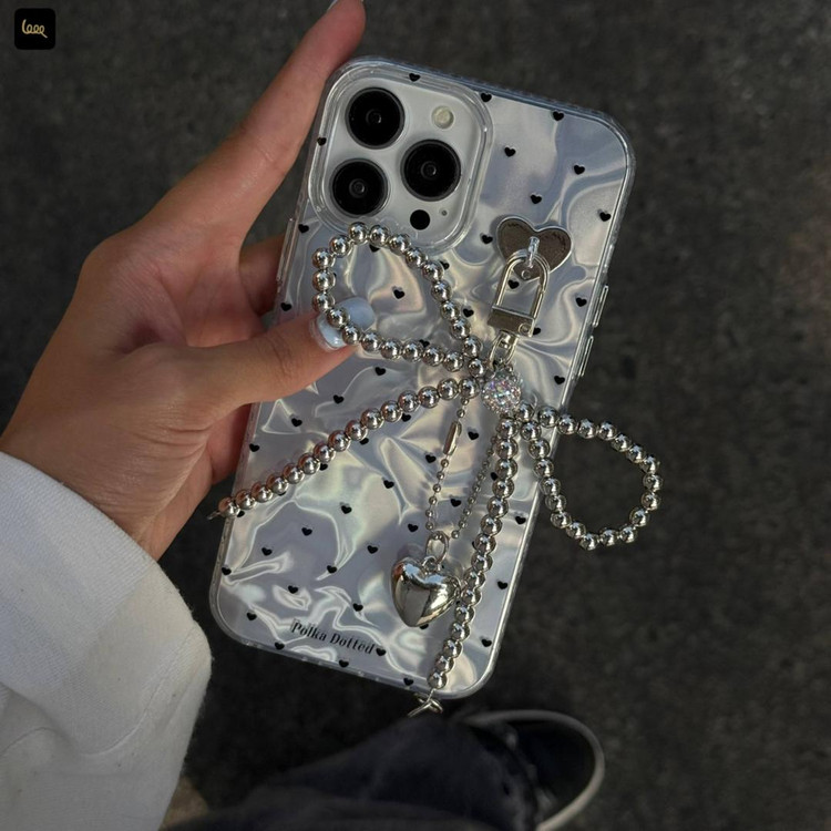 قاب قلبی ریز پاپیونی آیفون