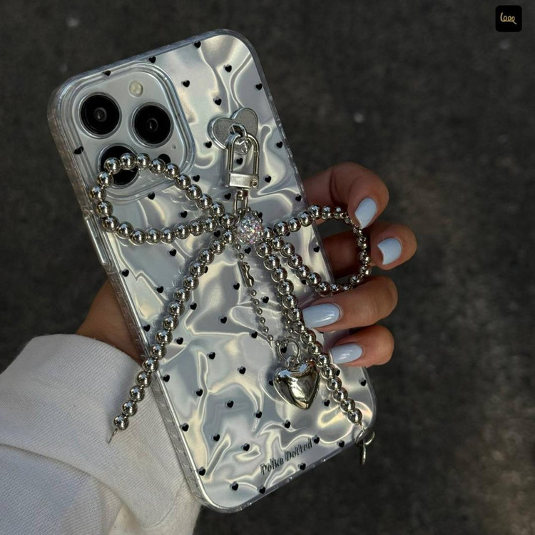 قاب قلبی ریز پاپیونی آیفون