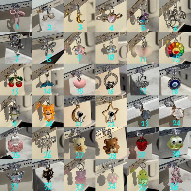 پلاگ فانتزی طرحدار ضد گرد و غبار موبایل