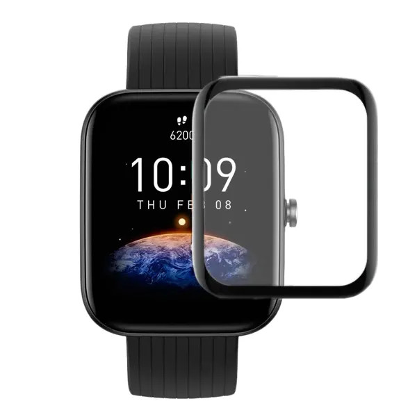 گلس محافظ صفحه ساعت Amazfit Bip 3 Pro همراه اکسسوری