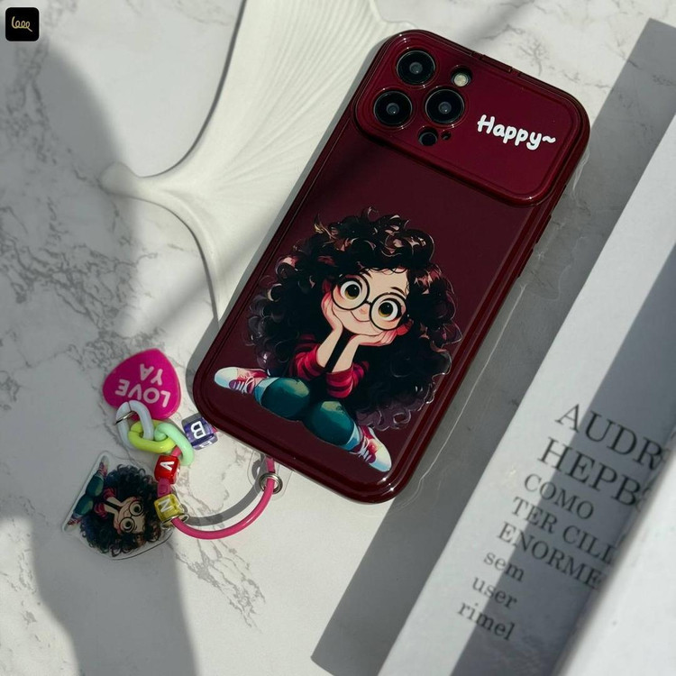 قاب آیفون 16 Pro Max طرح دخترک کیوت