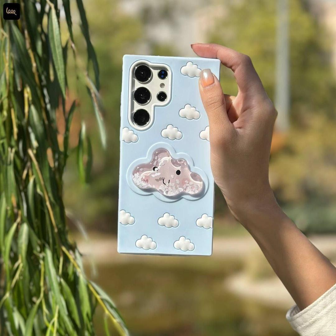 Cloud Aquarium Liquid Glitter Samsung Case Hamrah Accessory