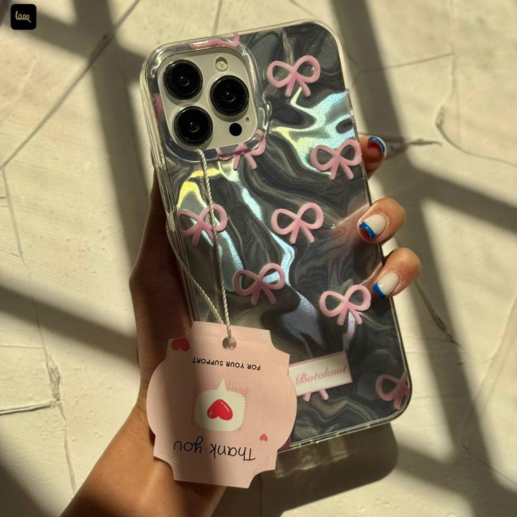 Luxury Pink Bow Case for iPhone Hamrah Accessory