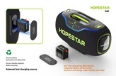 HOPESTAR A80 Portable Bluetooth Speaker with Microphone – Hamrah Accessory
