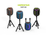اسپیکر HOPESTAR Party 600 قابلحمل با نورپردازی ۹ رنگ – همراه اکسسوری
