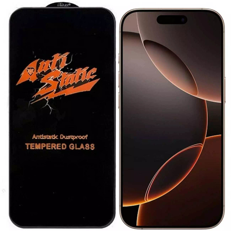 گلس شفاف آنتی استاتیک برند میتوبل برای آیفون 16 – همراه اکسسوری