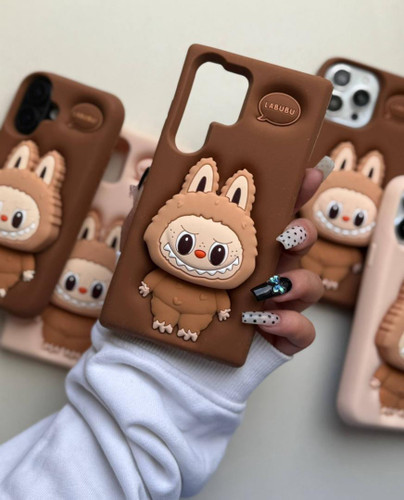 قاب عروسکی لبوبو رنگ اسپرسو مناسب سامسونگ S24 Ultra