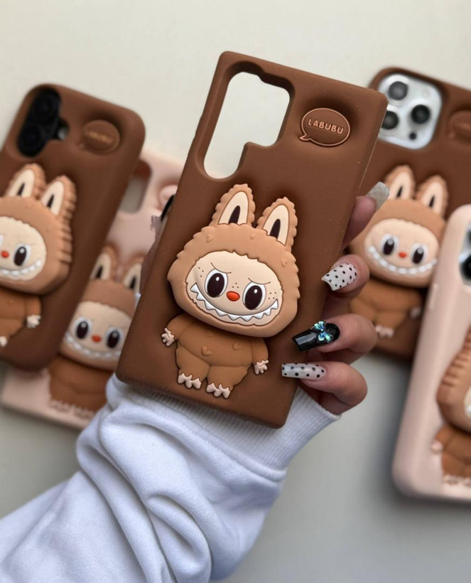 قاب عروسکی لبوبو رنگ اسپرسو مناسب سامسونگ S24 Ultra