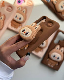 قاب عروسکی لبوبو رنگ اسپرسو مناسب سامسونگ S24 Ultra