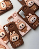 قاب عروسکی لبوبو رنگ اسپرسو مناسب سامسونگ S24 Ultra