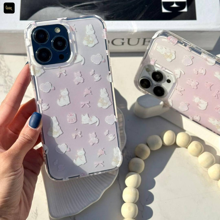 Alt2: قاب گربه ی آبنباتی مناسب آیفون 15 Pro Max برند Hamrah Accessory