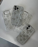 قاب براق قلبی نگیندار سیلیکونی سامسونگ رنگ مشکی