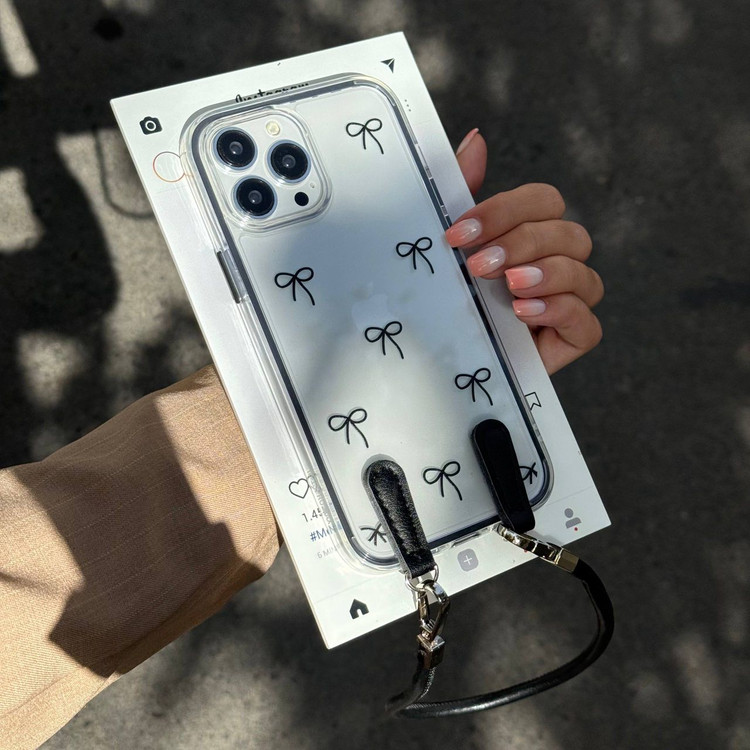 قاب پاپیون سیلیکونی آویزدار آیفون Hamrah Accessory