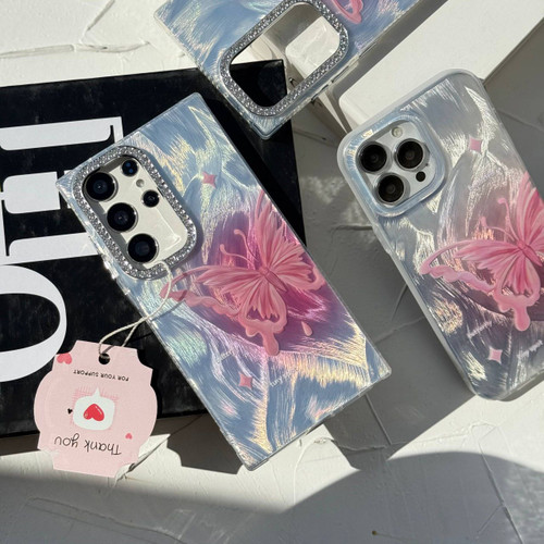 Pink Butterfly Case for iPhone Hamrah Accessory