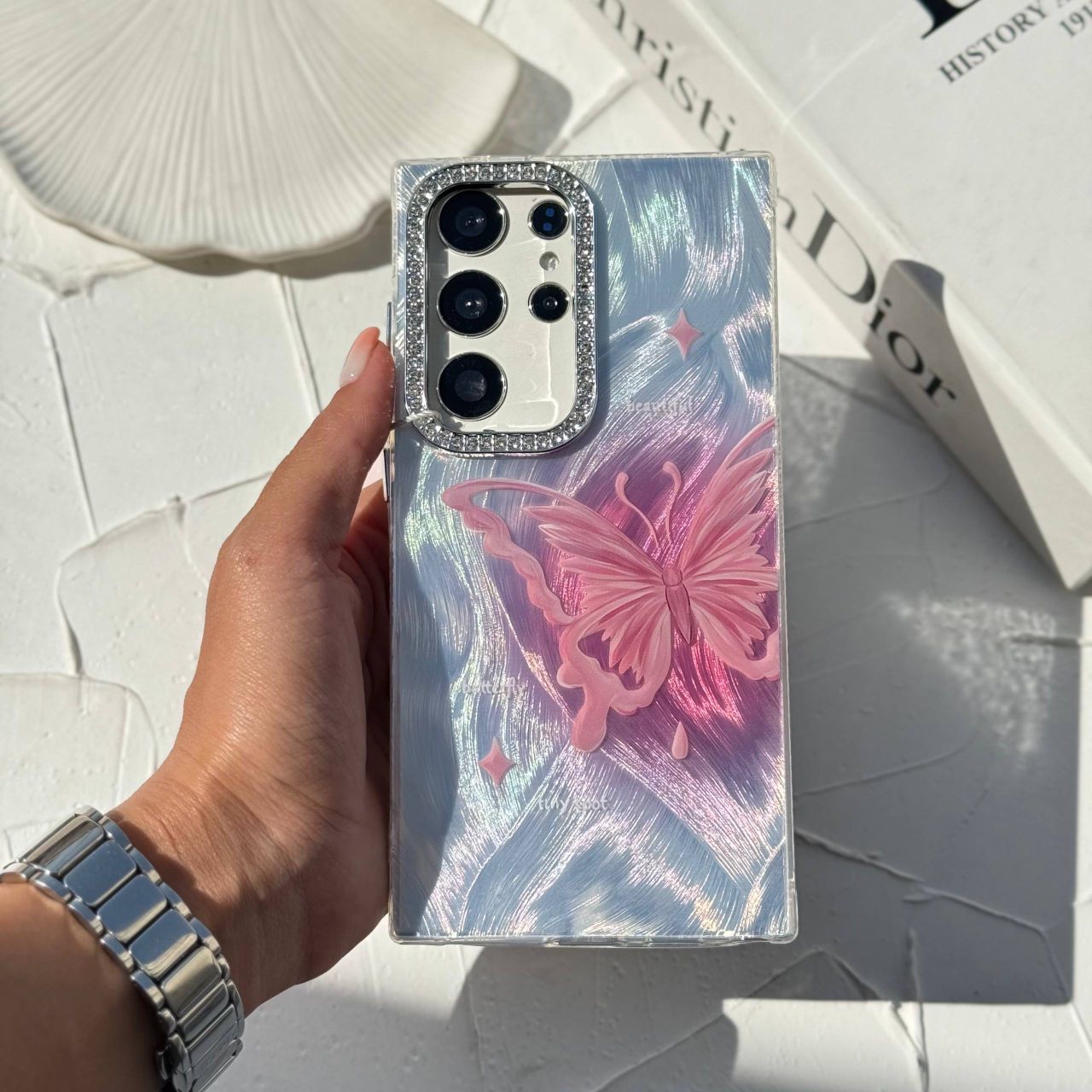 Pink Butterfly Case for Redmi Note 13 Pro – Hamrah Accessory