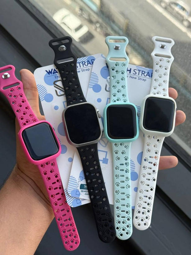 بند سیلیکونی طرحدار پنجه گربه اپل واچ