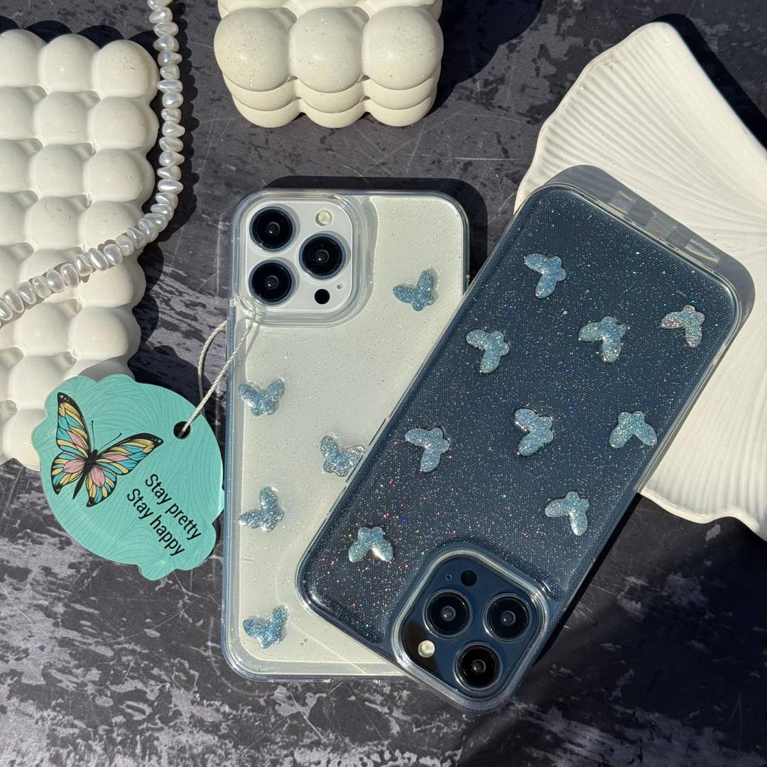 قاب پروانه شاین اکلیلی آیفون همراه اکسسوری