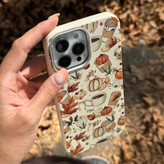 قاب طرح پاییزی روی آیفون 16 Promax همراه اکسسوری