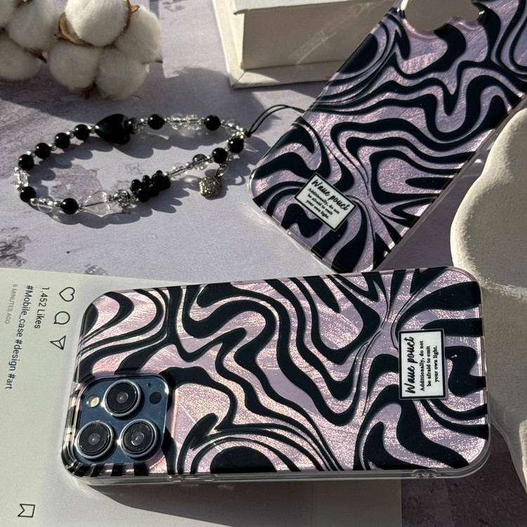 قاب محافظ آیفون مدل موجدار