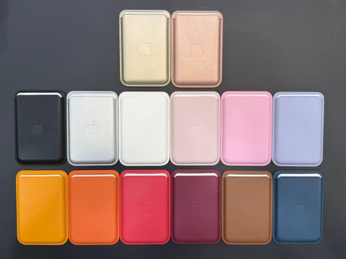 Wallet MagSafe جاکارتی مگنتی آیفون – رنگ قرمز – همراه اکسسوری