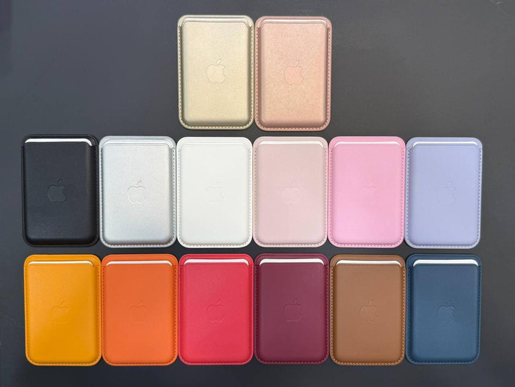 Wallet MagSafe جاکارتی مگنتی آیفون – رنگ قرمز – همراه اکسسوری