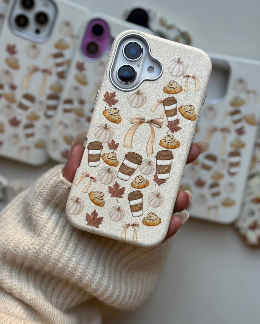 قاب آیفون کافی استایل پاییزی – Hamrah Accessory