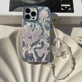 آویز فانتزی قاب آیفون مدل پروانهای