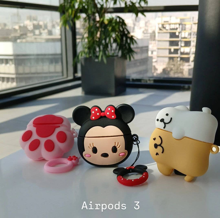 کاور ایرپاد فانتزی طرح دونات و آناناس – همراه اکسسوری