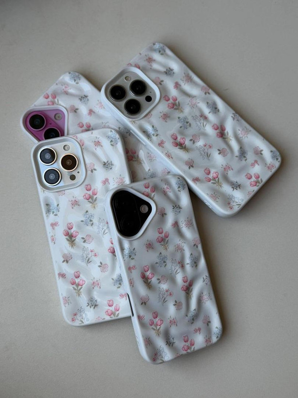 iPhone floral textured case Hamrah Accessory