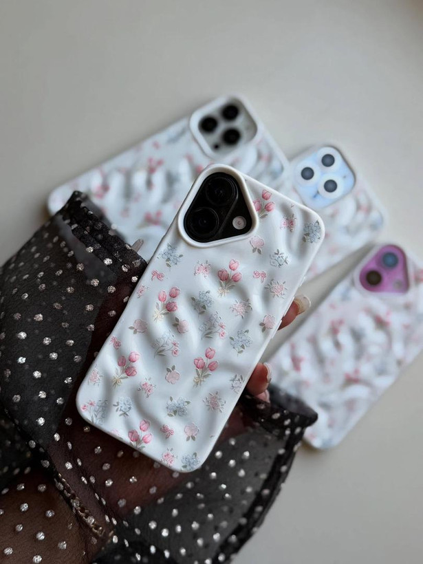 قاب شیک آیفون گلدار برای مدل 17