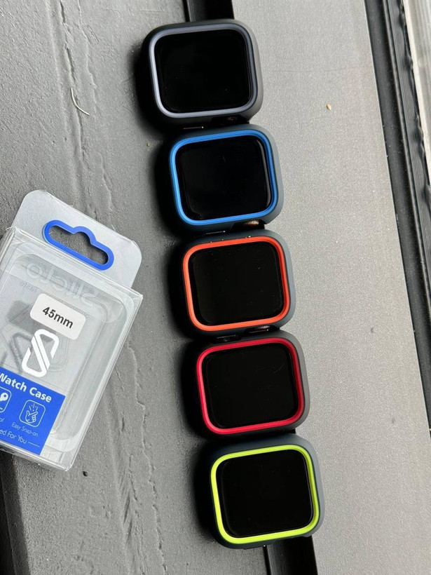 قاب اسپرت اپل واچ تمام مشکی همراه اکسسوری