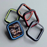 قاب ضد ضربه اپل واچ همراه اکسسوری رنگ مشکی با آبی