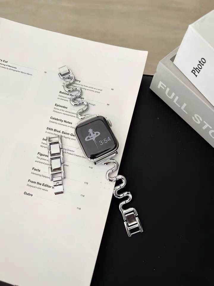 بند مشکی اپل واچ فلزی همراه اکسسوری