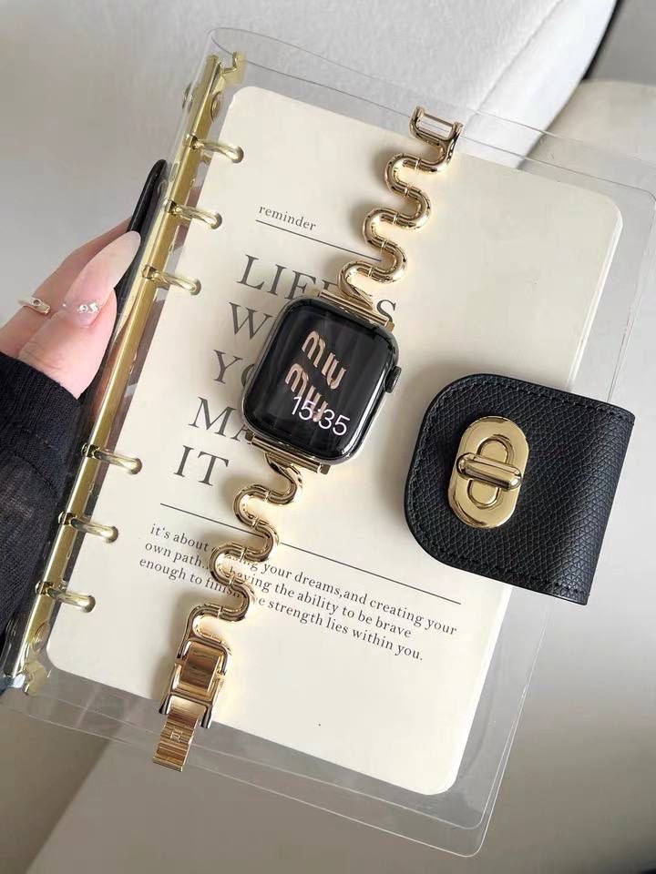 بند مشکی اپل واچ فلزی همراه اکسسوری